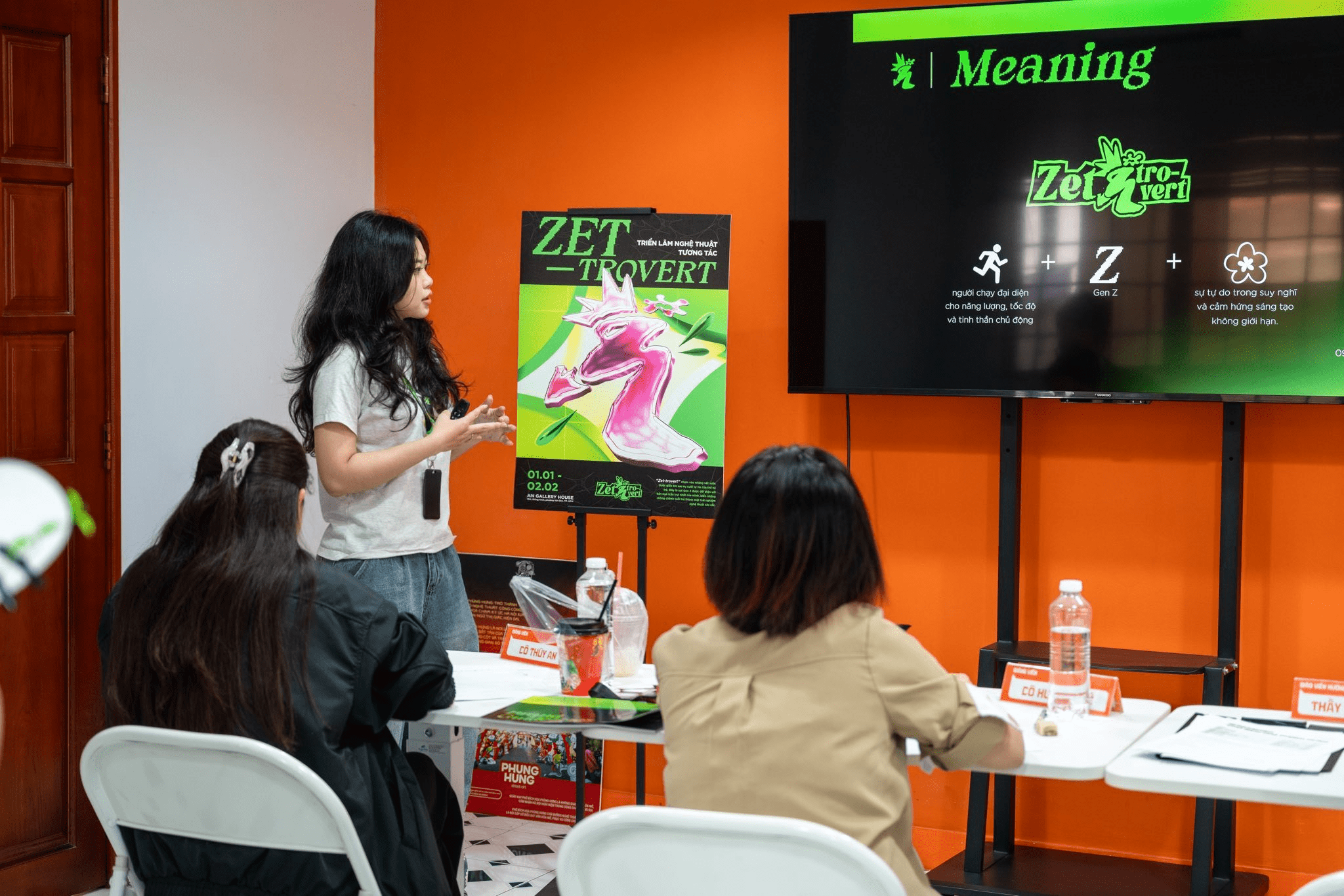 Không khí tại buổi bảo vệ đồ án cuối khóa học 2D Graphic Design
